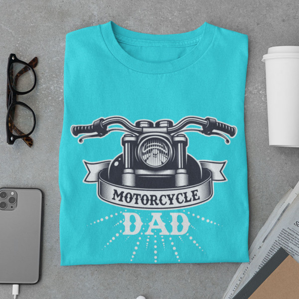 Tričko "Motorcycle dad"