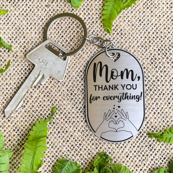 Klíčenka "Mom, thank you for everything"