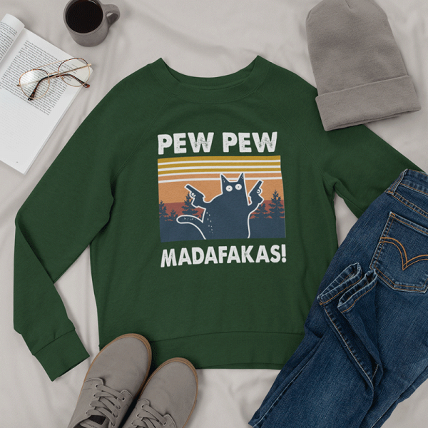 Mikina "Pew Pew Madafakas" (bez kapuce)