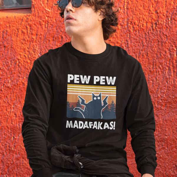 Mikina "Pew Pew Madafakas" (bez kapuce)