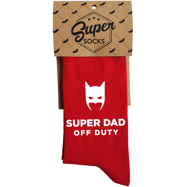 Ponožky "Super dad off duty"