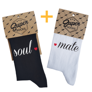 Sada ponožek pro páry "Soulmate"