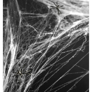 Pavučina s pavouky, bílá (60g.)