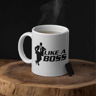 Hrnek "Like a boss"