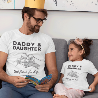 Sada triček "Daddy & Daughter"