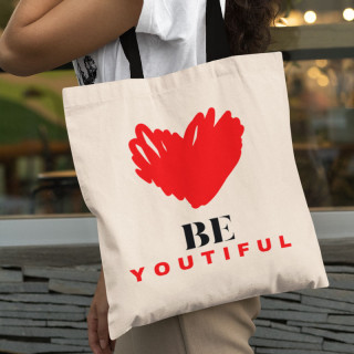 Plátěná taška "Be Youtiful"