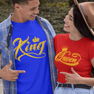 Sada triček "King & Queen"