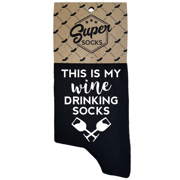 Dámské ponožky „Wine drinking socks“