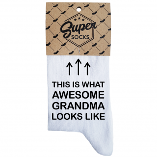 Dámské ponožky „Awesome grandma“