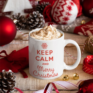 Hrnek "Keep calm Merry Christmas"