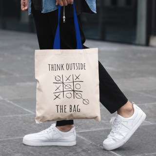Plátěná taška "Think outside the bag"