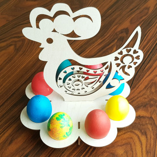Stojánek na velikonoční vajíčka "Kohoutek"