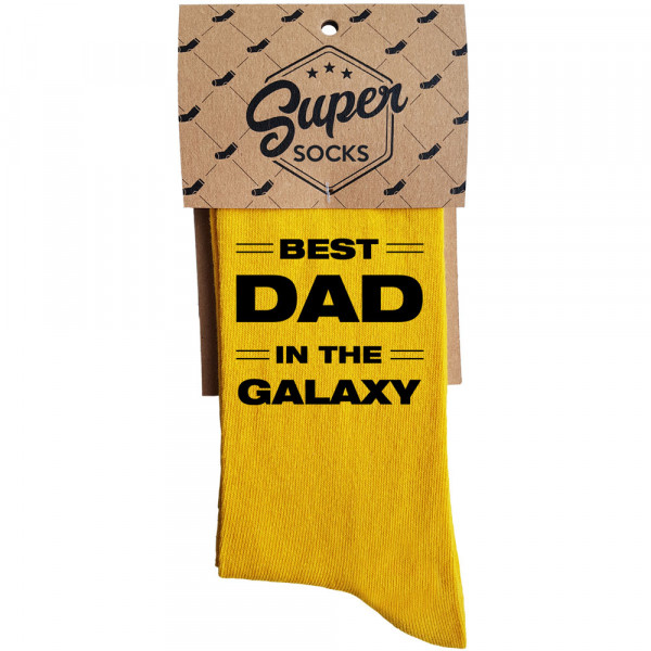 Ponožky "Best dad in the galaxy"