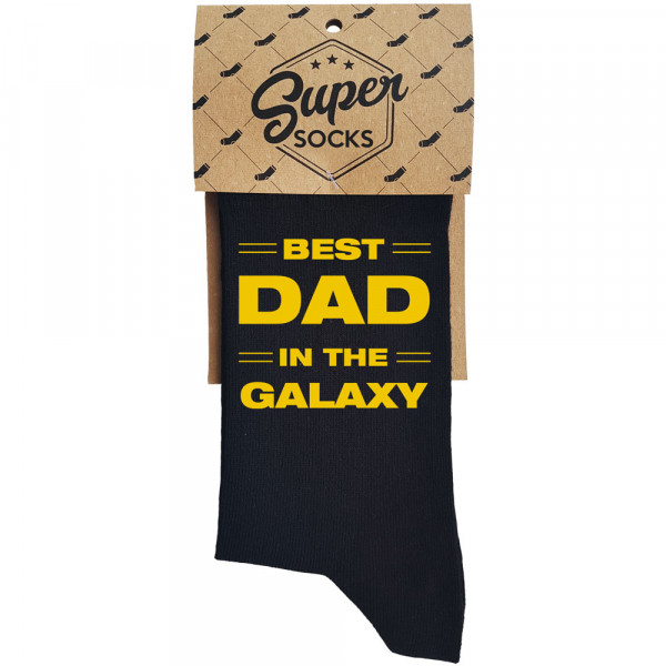 Ponožky "Best dad in the galaxy"