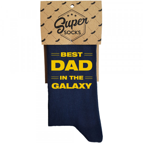 Ponožky "Best dad in the galaxy"