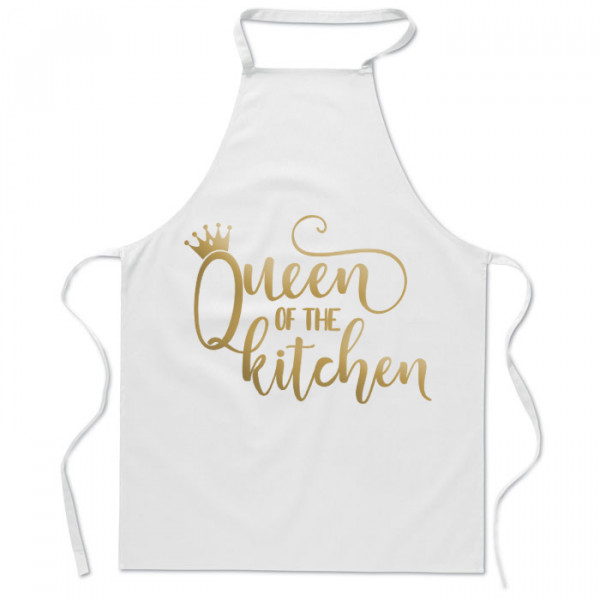 Bavlněná zástěra "Queen of the kitchen"