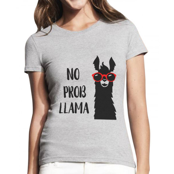 Dámské tričko "No prob-llama"