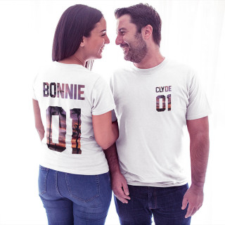 Sada triček "Bonnie & Clyde Hawaii" s číslem podle Vašeho výběru
