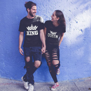 Sada triček "Královský pár"
