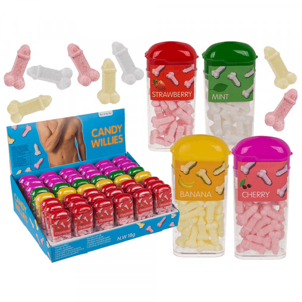 Želé-roličky "Gummy Willies"'