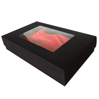 Dárková krabička, černá 250x155x50mm