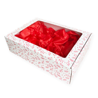 Dárková krabička, vánoční 320x220x85mm