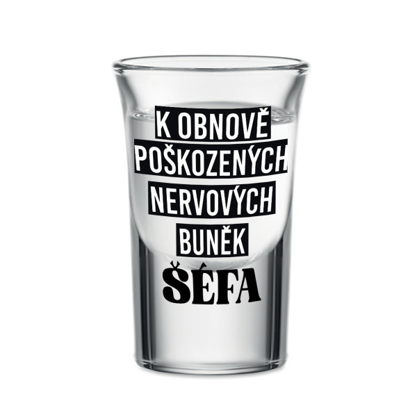Panák "Šéf", 30ml