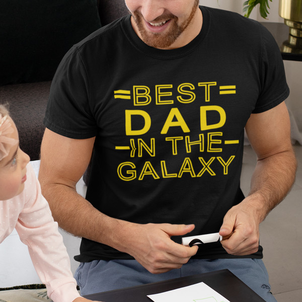 Tričko "Best dad in the galaxy"