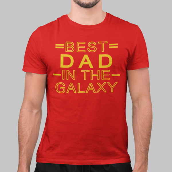 Tričko "Best dad in the galaxy"