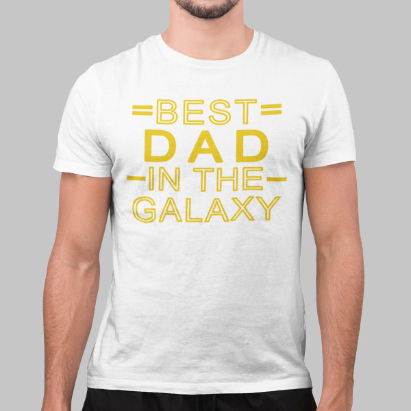 Tričko "Best dad in the galaxy"