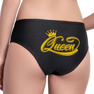 Dámské kalhotky s potiskem vzadu "Queen"