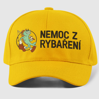 Čepice "Nemoc z rybaření"