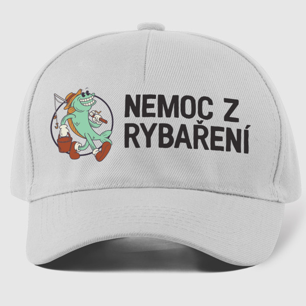 Čepice "Nemoc z rybaření"