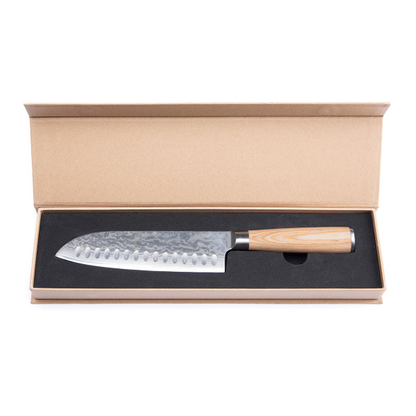 Damašský nůž Santoku "VINGA Hattasan"