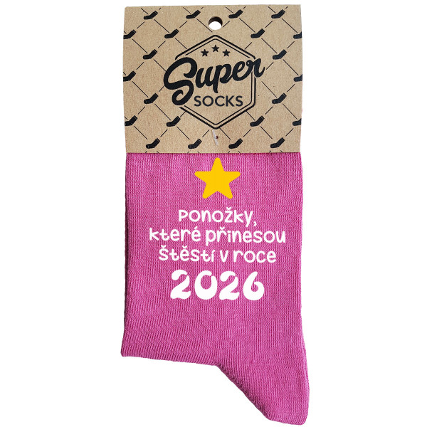 Dámské ponožky "Ponožky, které přinesou štěstí v roce 2026" Dámské ponožky "Ponožky, které přinesou štěstí v roce 2026"