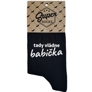 Dámské ponožky „Tady vládne babička“