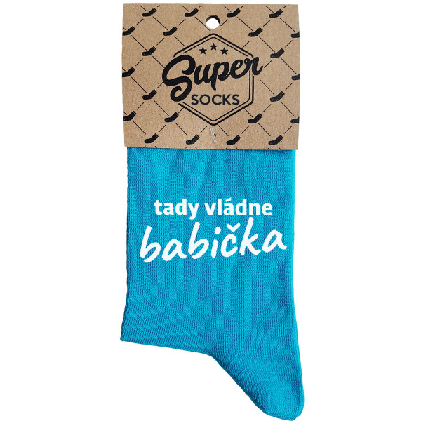 Dámské ponožky „Tady vládne babička“