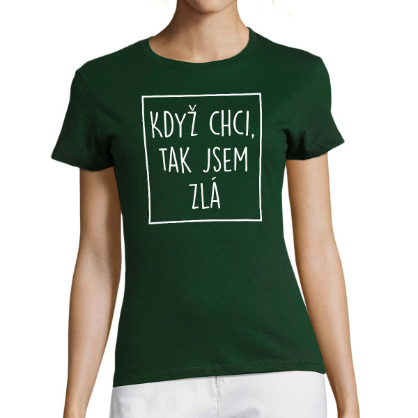 Dámské tričko "Naštvaná"