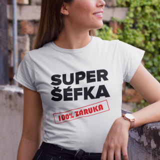 Dámské tričko "Super šéfka"
