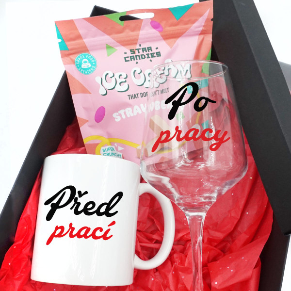 Dárková sada "Před a po práci"