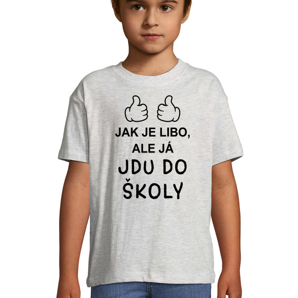 Dětské tričko "Jdu do školy"