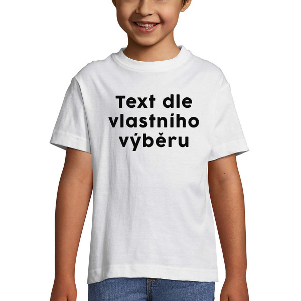 Dětské tričko s Vámi vybraným textem