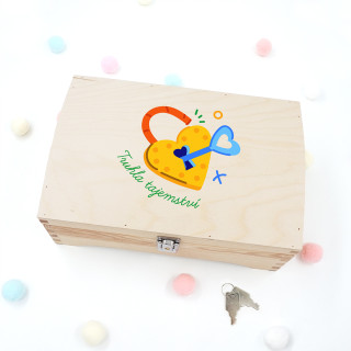 Dřevěná krabička "Truhla tajemství" Dřevěná krabička "Truhla tajemství"