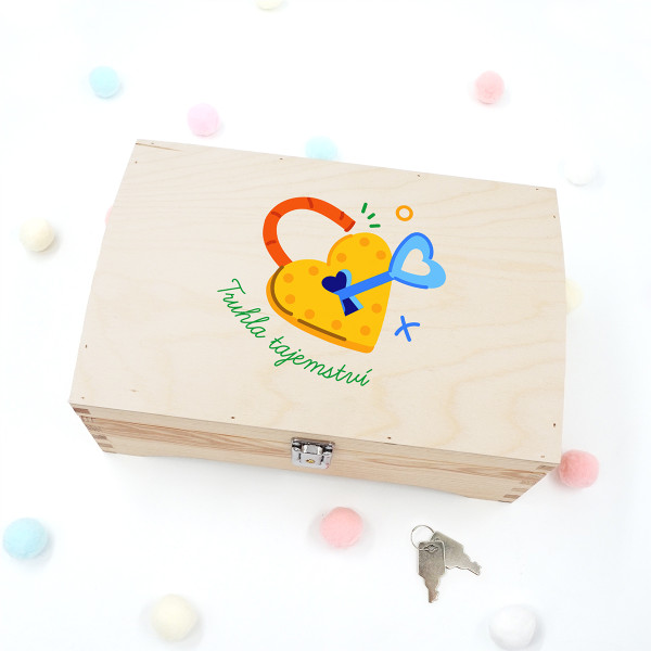Dřevěná krabička "Truhla tajemství" Dřevěná krabička "Truhla tajemství"