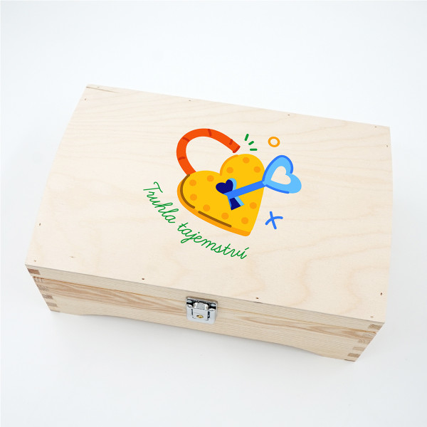 Dřevěná krabička "Truhla tajemství" Dřevěná krabička "Truhla tajemství"