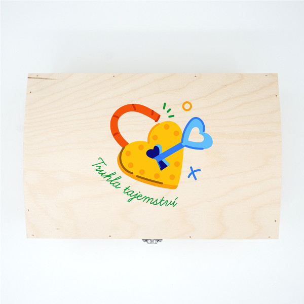 Dřevěná krabička "Truhla tajemství" Dřevěná krabička "Truhla tajemství"