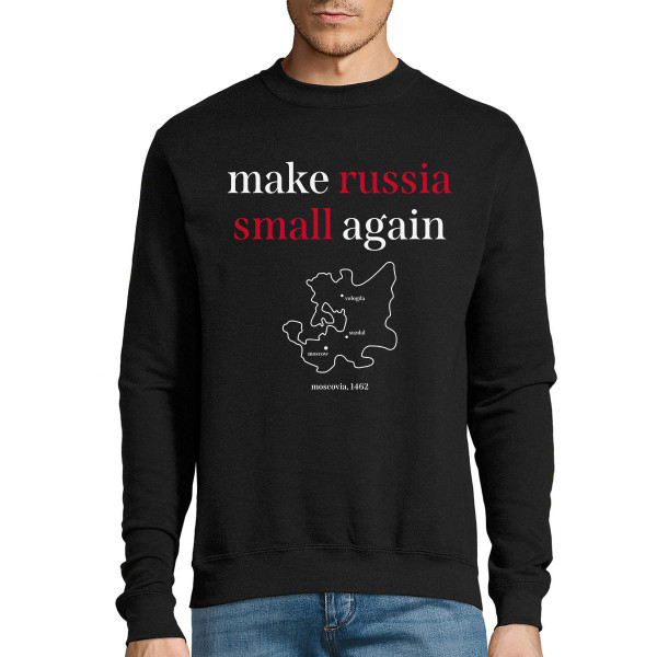 Mikina "Make Russia small again" (bez kapuce)