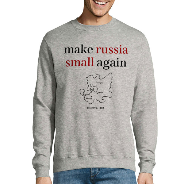 Mikina "Make Russia small again" (bez kapuce)