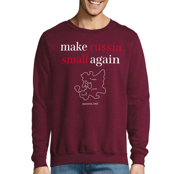 Mikina "Make Russia small again" (bez kapuce)