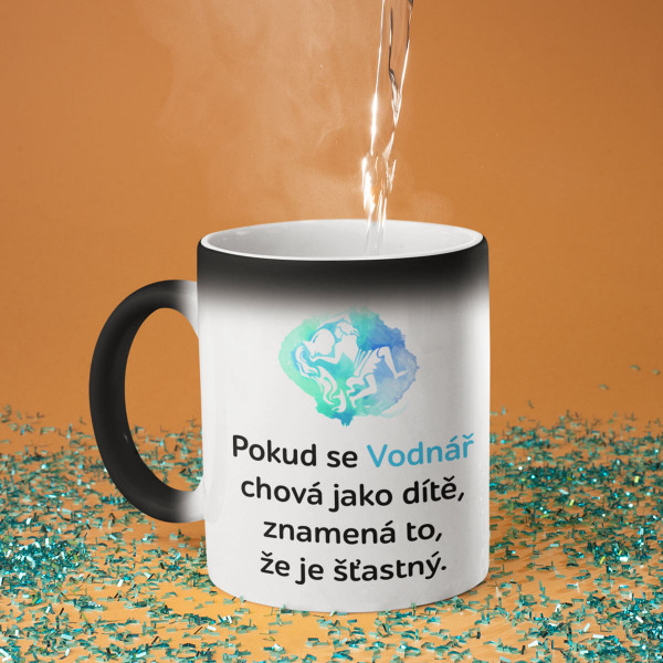 Hrnek se znamením zvěrokruhu "Vodnář"